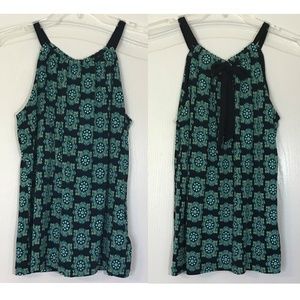 Apt. 9 Sleeveless Blouse Top With Bow Size S